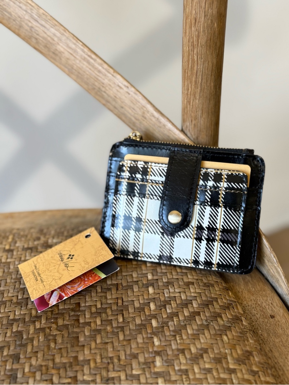 Patricia Nash Annfield Crossbody Bag Cassis Wallet Set Plaid - Picture 6 of 10